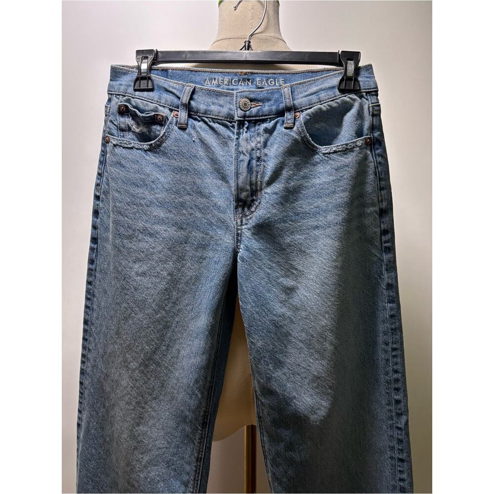 American Eagle Outfitters Light Blue Stovepipe Jeans Size 0 Short - Picture 2 of 11
